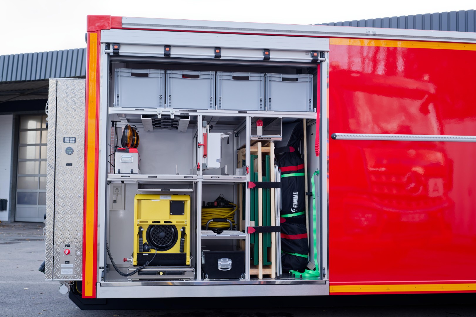 Abrollbehälter AB-Logistik Feuerwehr